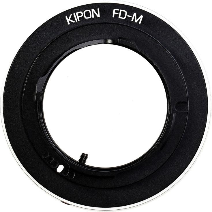 Kipon Adapter für Canon FD auf Leica M, Objektivadapter, Silber, Schwarz