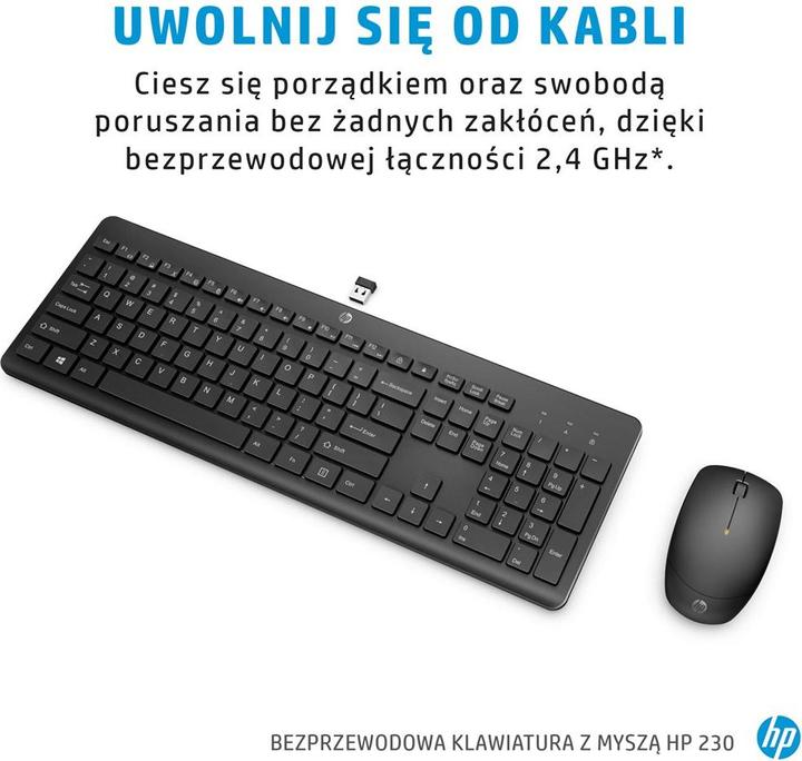 Produktbild HP 230 Wireless Mouse and Keyboard Combo (Eng. Int., Kabellos)