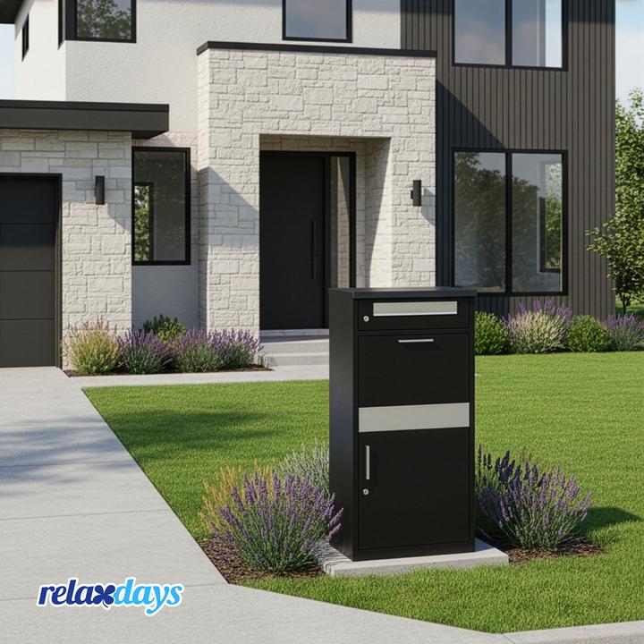 Actual product image Relaxdays mailbox