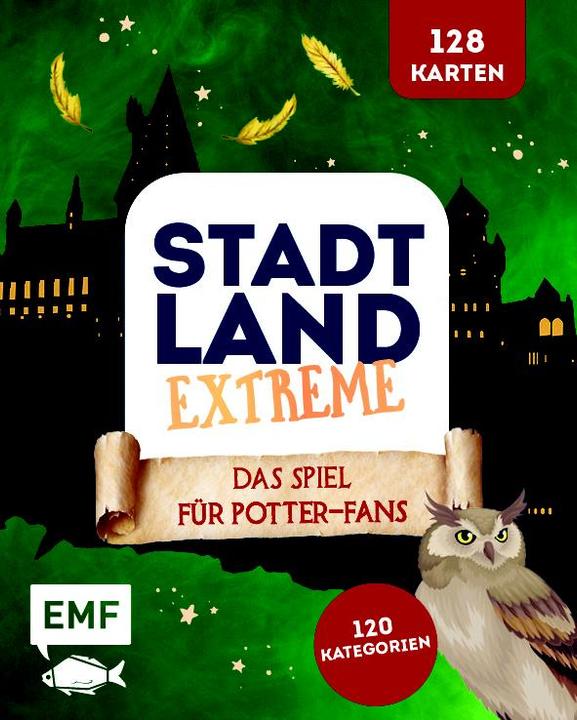 Produktbild Kartenspiel: Stadt, Land, Extreme - Das inoffizielle Spiel für Harry Potter-Fans mit 128 Karten (Deutsch, 2 - 6 Spieler)