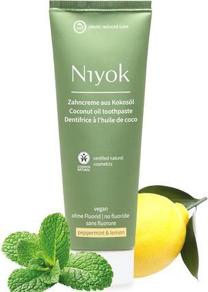 Image du produit Niyok Dentifrice à l'huile de noix de coco, menthe et citron 75 ml (75 ml)
