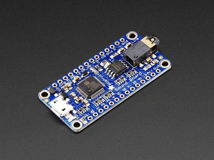 Image du produit Adafruit Carte son Audio FX Déclencheur WAV/OGG avec 16MB Fl (Divers)