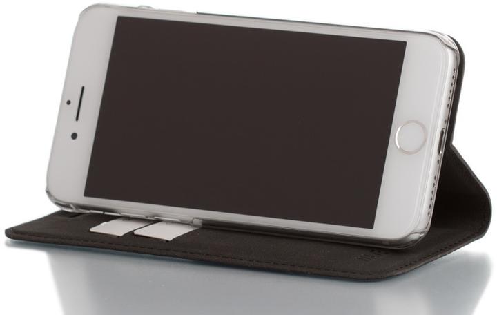 Actual product image Wave BookCase suojakotelo, iPhone 7 / 8 / SE, musta (Apple iPhone 6, Apple iPhone 6s, Apple iPhone 7, Apple iPhone 8, Apple iPhone SE (2nd Gen), Apple iPhone SE (3rd Gen))