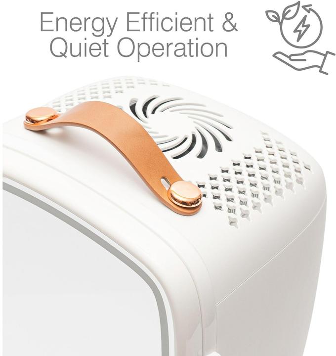 Actual product image Rio Beauty-Kühlschrank mit Spiegel FRBM Weiss