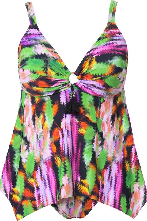 Produktbild Ulla Popken Tankini, Softcups, Träger verstellbar, recycelt (44 A)