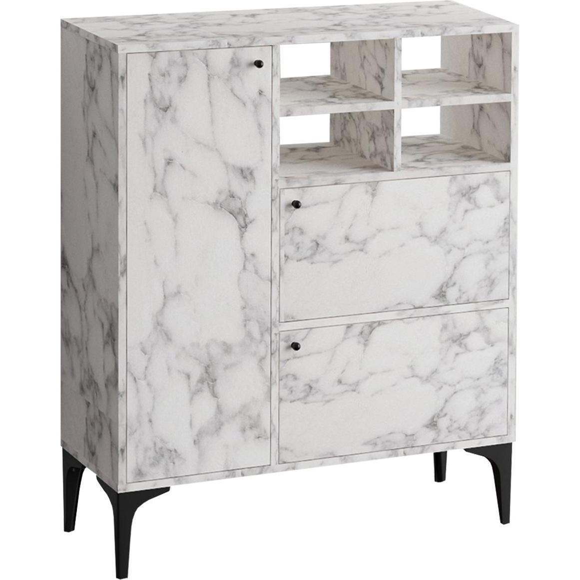 Hanah Home, Kommode + Sideboard, Ewa (100 x 35 x 125 cm)