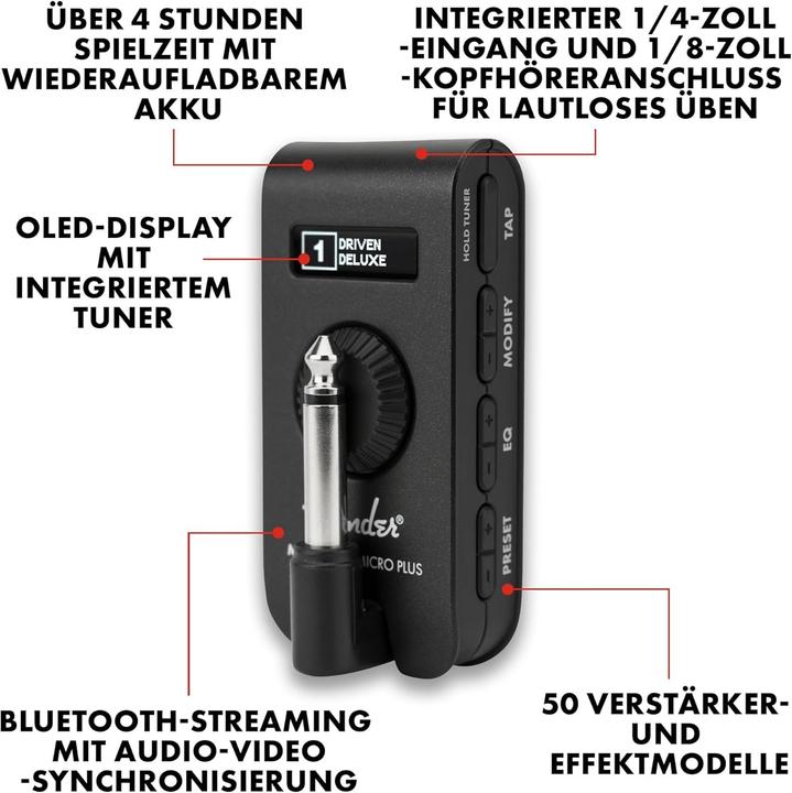 Actual product image Fender Mustang Micro Plus (Guitar)