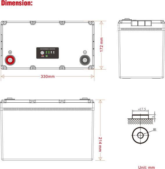 Image du produit Ritar LiFePO4 Batterie 12,8V 150Ah Froster (12.80 V, 150 Ah)