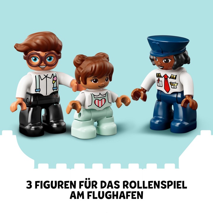 Produktbild LEGO Flugzeug und Flughafen (10961)