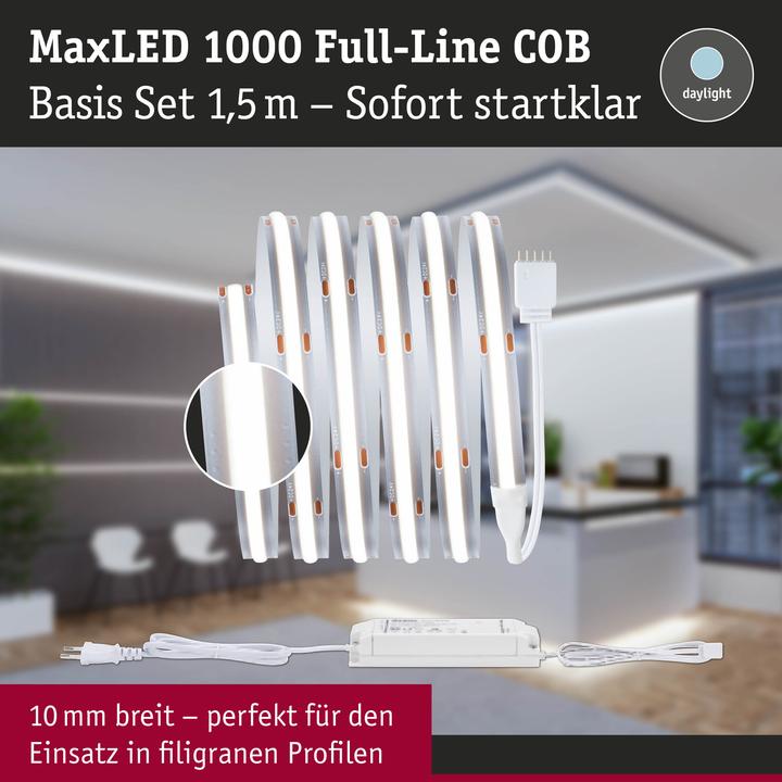Produktbild Paulmann MaxLED 1000 Full-Line COB Stripe Set (Tageslicht, 150 cm, Indoor)