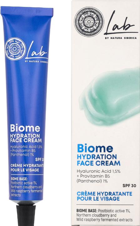Actual product image Natura Siberica Biome Hydration Face Cream with SPF30 50ml (50 ml, Day cream, SPF 30)