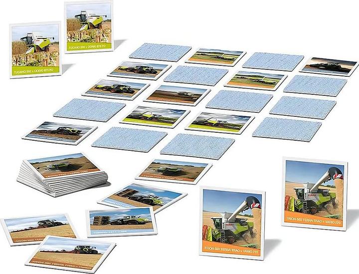 Actual product image Ravensburger Memory Claas (Danish, Dutch, English, French, German, Italian, Japanese, Norwegian, Polish, Portuguese, Spanish, Swedish, 2 - 8 Players)