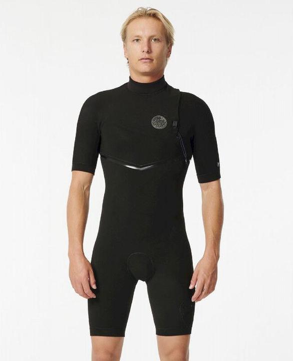 Actual product image Rip Curl E Bomb 2/2 mm Zip Free Short Sleeve Springsuit - Surfanzug - Herren (L)