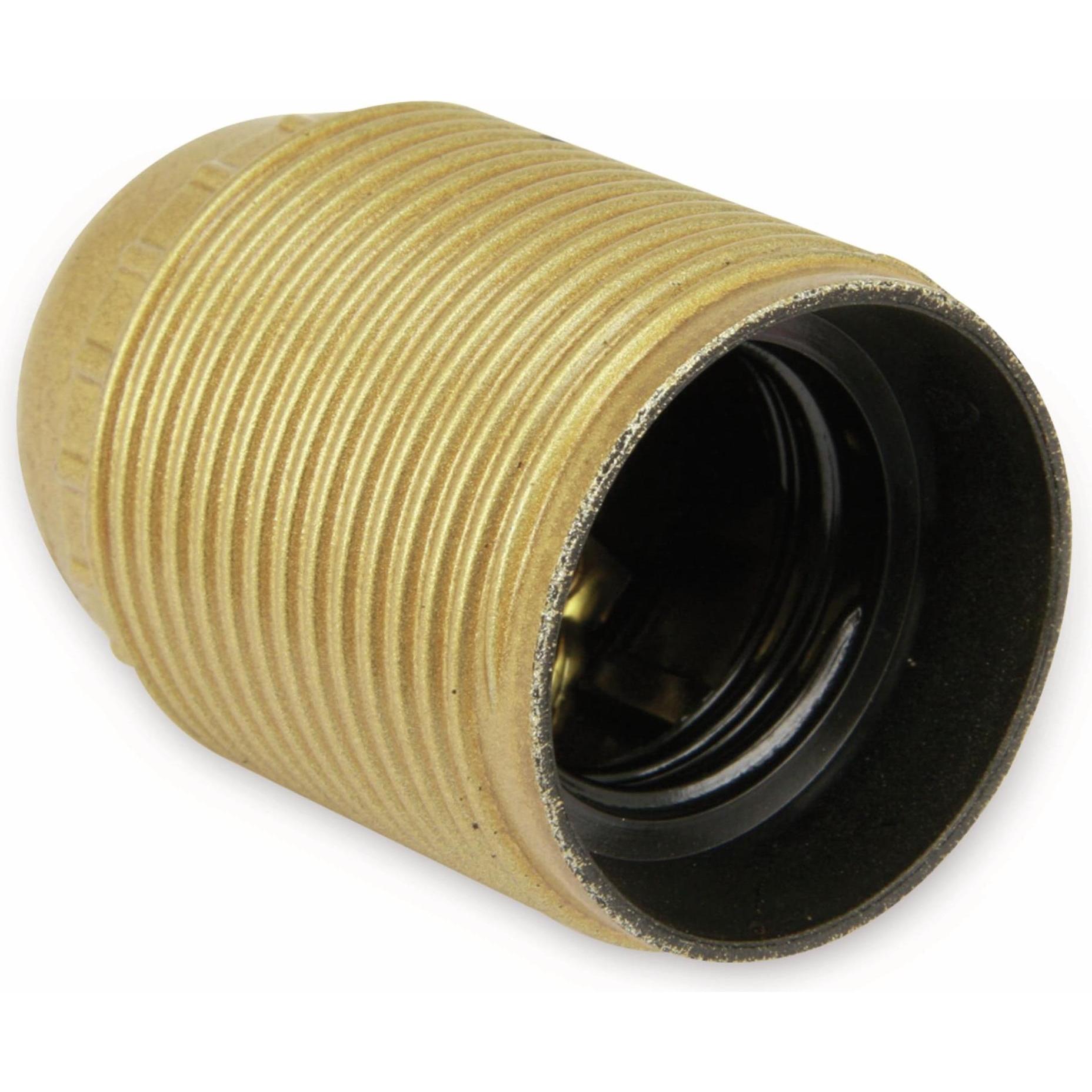 Thumbnail - Electroplast, Zubehör Beleuchtung, Iso-Fassung Aussengewinde E27 gold