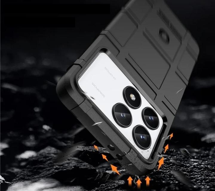 Actual product image Screenguard Xiaomi Poco F6 Pro Rugged Shield Cover (Xiaomi Poco F6 Pro)