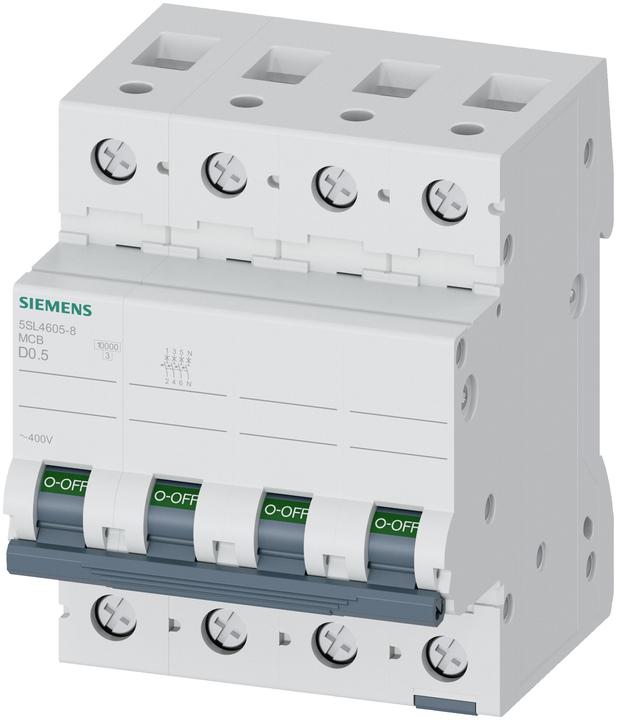 Immagine prodotto Siemens Interruttore UC D 0,5A 3+N 5SL4605-8