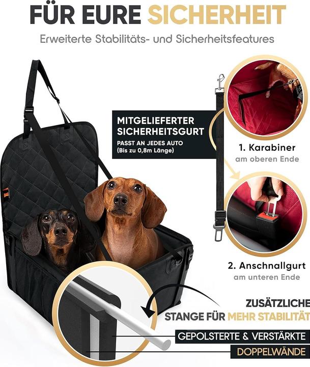 Produktbild Heldenwerk Hundeautositz (Hund, Faltbar)