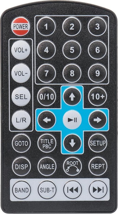 Actual product image PNI Car DVD radio Clementine 9440 1 DIN radio FM, SD, USB, video output and Bluetooth