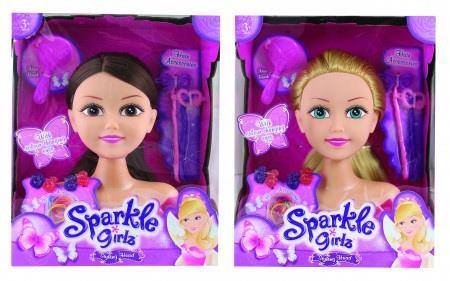 Produktbild Sparkle GIRLZ styling head with color changing eyes, 10029/10097