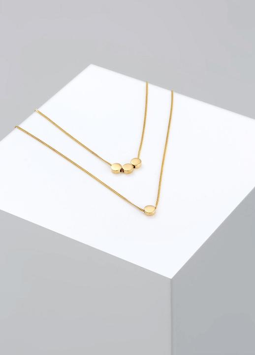 Immagine prodotto Elli 2-lagige Kette mit Kreisen (Argento)