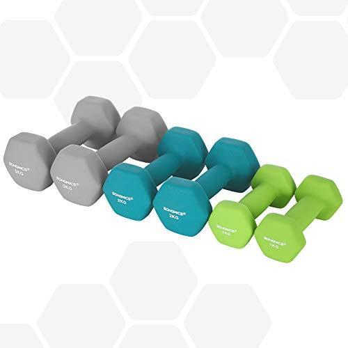 Actual product image Songmics Kai (2 x 3 kg, 2 x 1 kg, 2 x 2 kg)