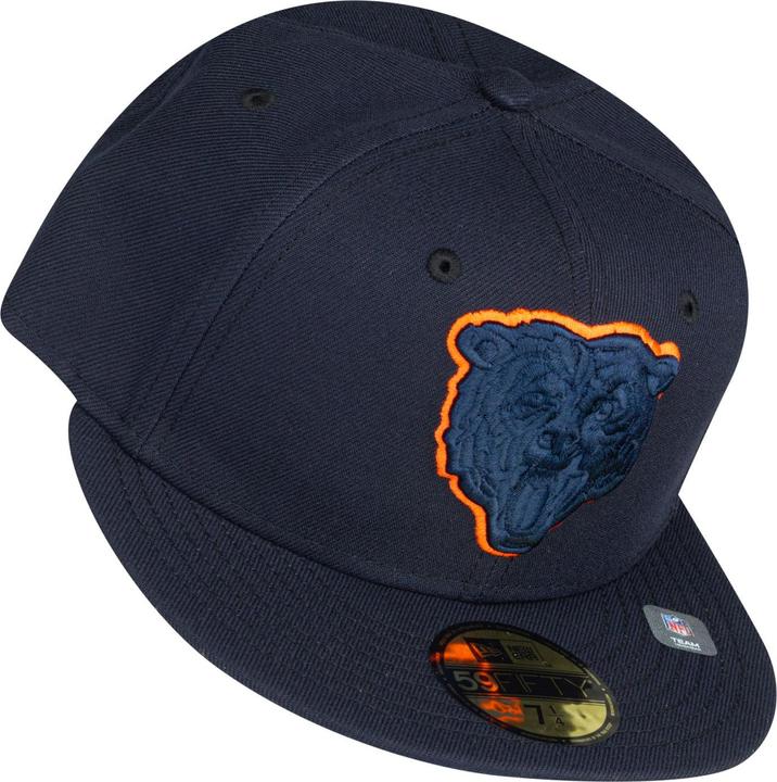Actual product image New Era 59Fifty Fitted Cap - HEAD Chicago Bears navy - 7 1/8 (7 1/8)