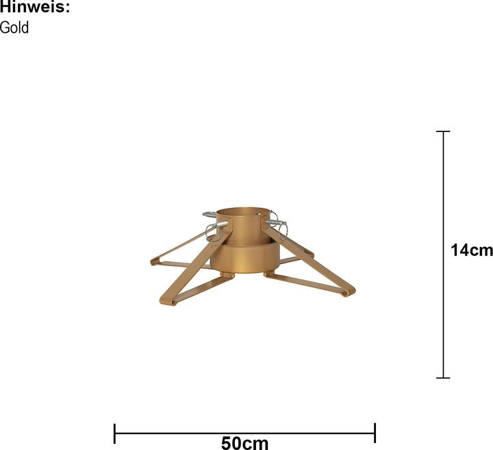 Image du produit Star Trading Arbre de Noël Stand Granig Gold