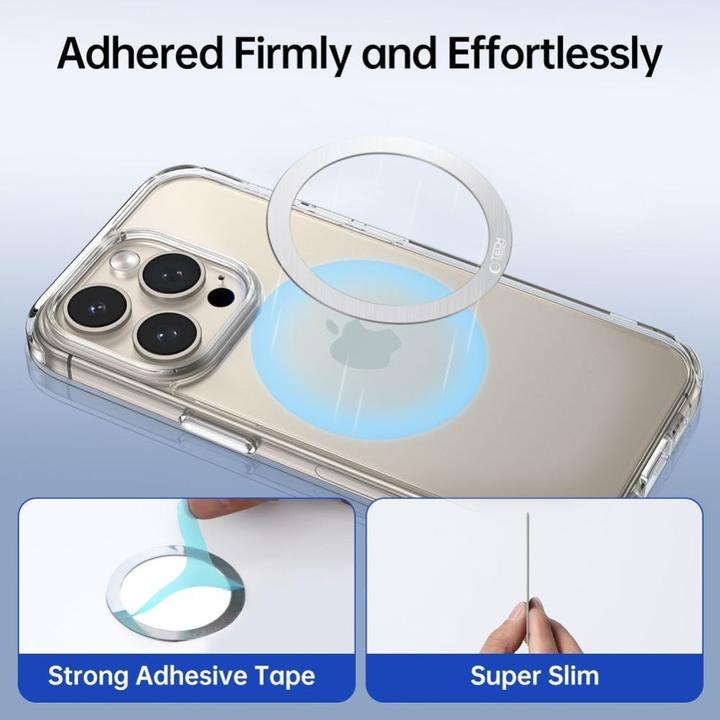 Productafbeelding Tech-Protect PierÅcieÅ MMP-110 2w1 MagSafe - srebrny / srebrny