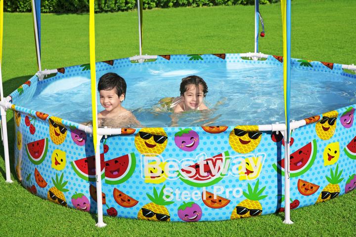 Produktbild Bestway Steel Pro Pool mit UV-Sonnenschutz