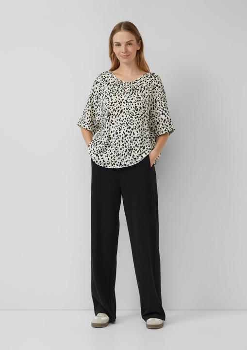 Immagine prodotto s.Oliver Bluse Strukturierte Bluse aus Viskosemix mit Raffung (36)