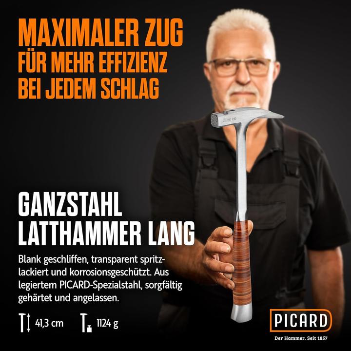 Produktbild Picard Latthammer mit Ledergriff (1124 g)