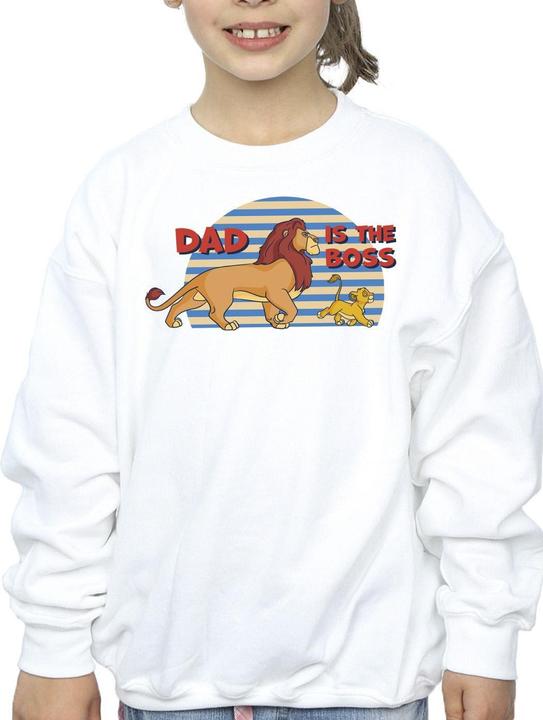 Actual product image Disney Girls The Lion King Dad Boss Sweatshirt (116)