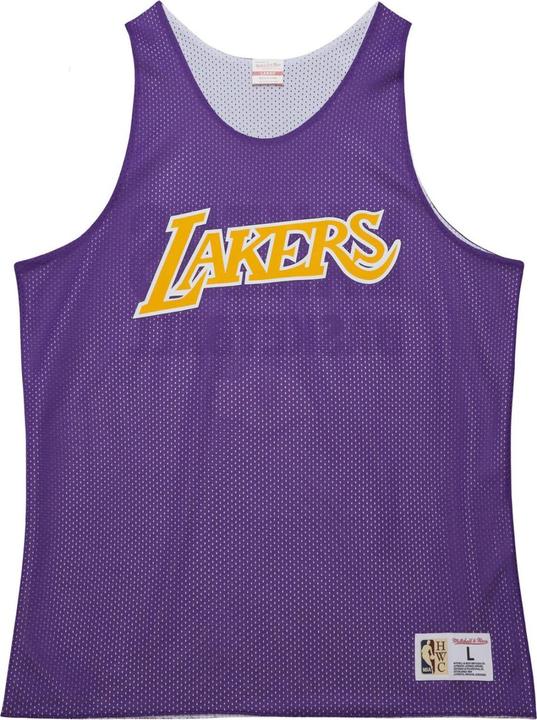 Actual product image Mitchell & Ness M&N REVERSIBLE Tank Top Jersey Los Angeles Lakers - S (S)