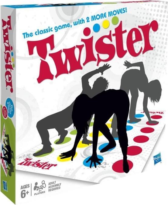 Actual product image Hasbro Gaming Twister Twister Game (Swedish, Danish, Icelandic, Finnish, Norwegian)