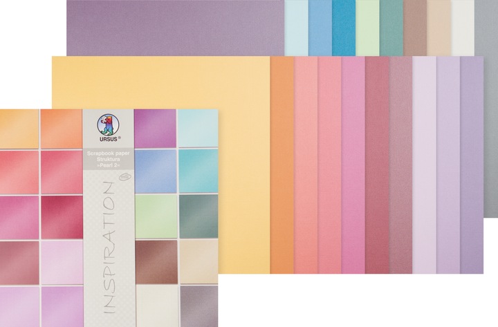 Actual product image Ursus Photo cardboard Pearl 2 30.5 x 30.5 cm, 20 sheets (220 g/m², 1 x)