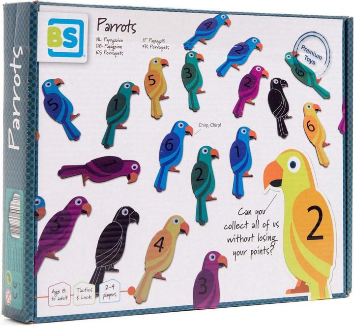 Actual product image BS Parrots game (German, French, Italian, English)
