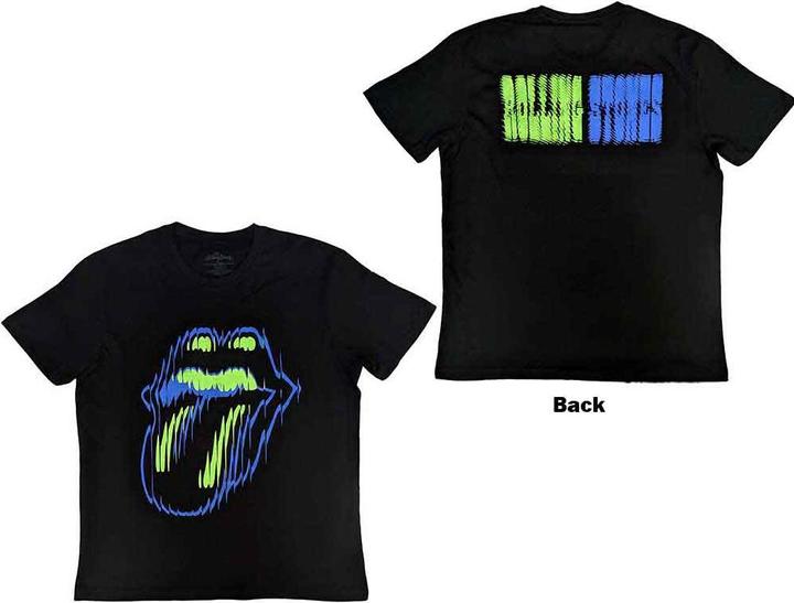 Produktbild The Rolling Stones Distorted Tongue Back Print (XL)