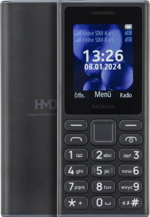 Actual product image Nokia 105 DS 2024 2G bw (1.77", 2G)