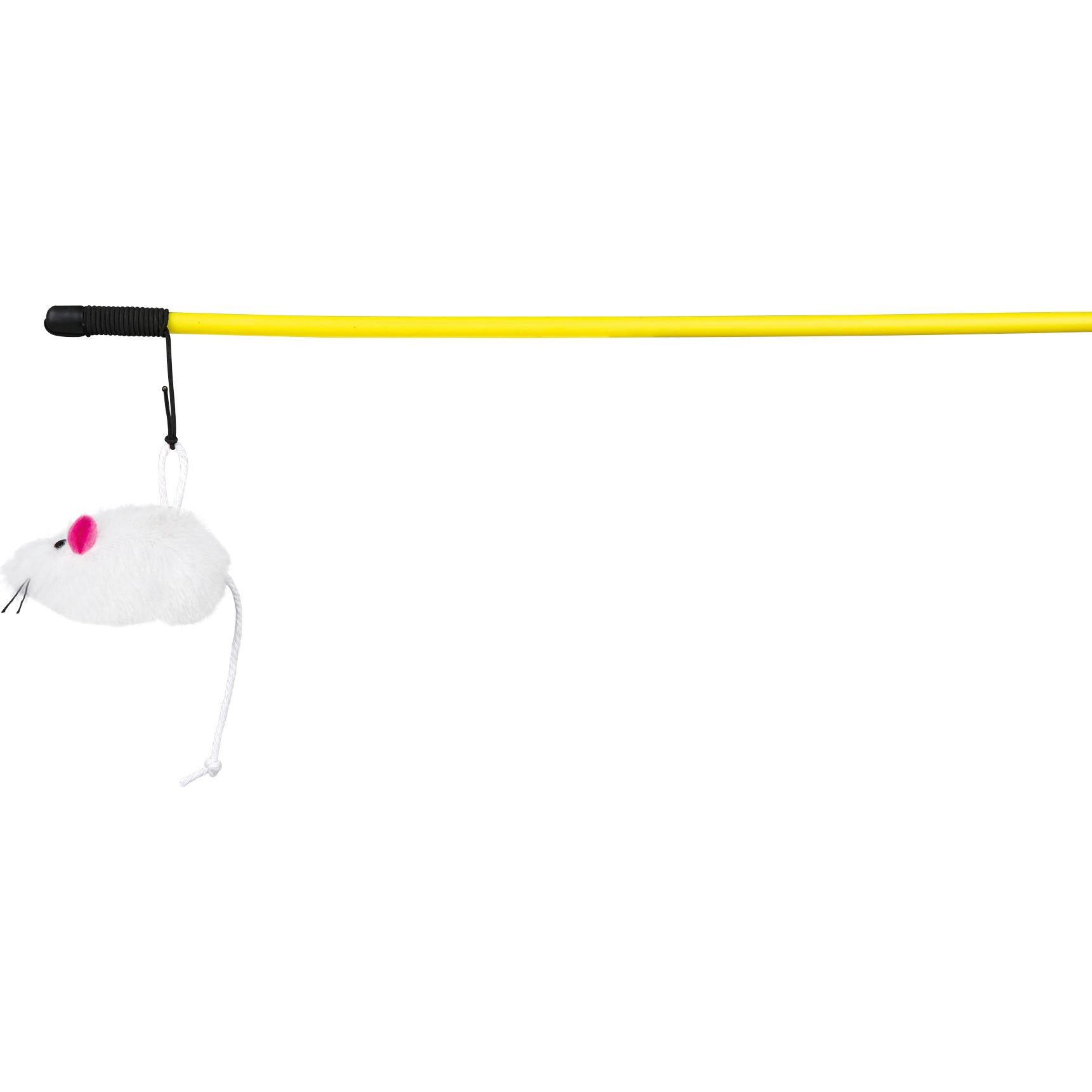 4X Trixie Gioca Topo Canna Da Pesca (Canna Da Gioco Per Gatti), Gioco Per Gatti