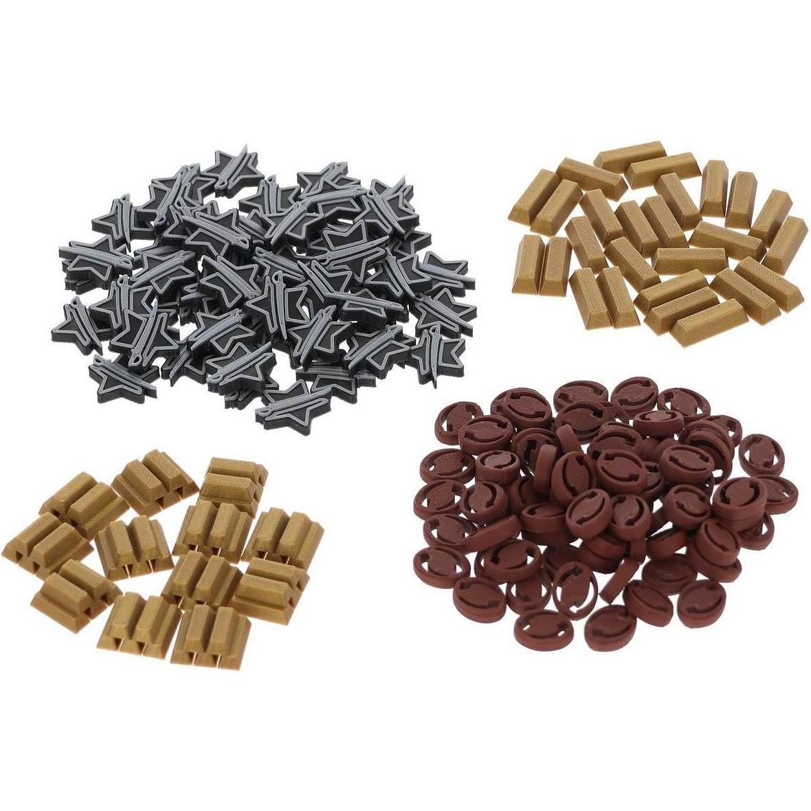 Feldherr Upgrade Set für Anno 1800 – 3D Token für Gold, Handel, Erkundung (Materiale sintetico)