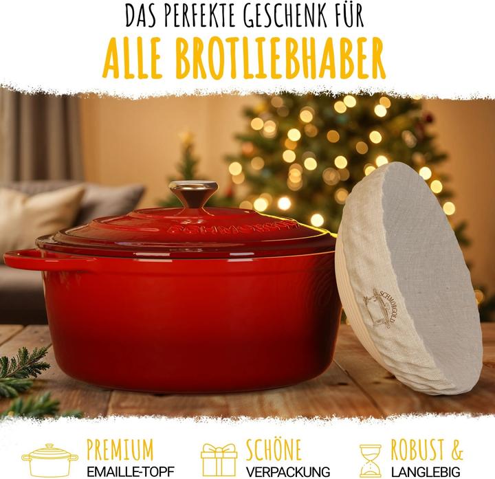 Produktbild Susani Brotbackform mit Deckel und Gärkorb (26 cm)