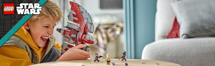 Actual product image LEGO Ahsoka Tanos T-6 Jedi Shuttle (75362, LEGO Star Wars)