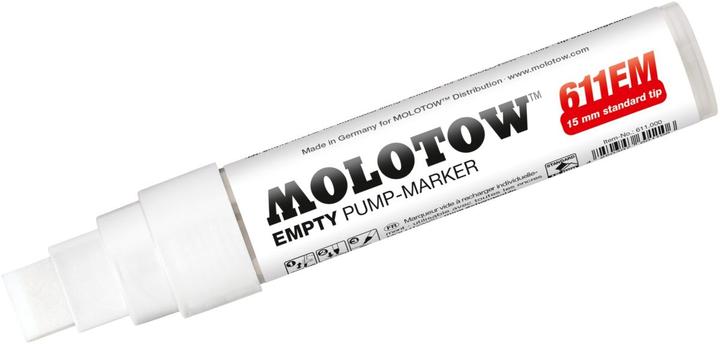 Produktbild Molotow Leermarker Pump Marker 611EM 15mm (15 mm, 1 x)