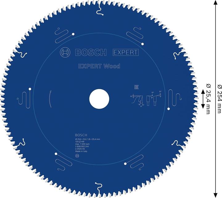 Productafbeelding Bosch Professional Zubehör Lama per Sega Circolare per Legno Esperto