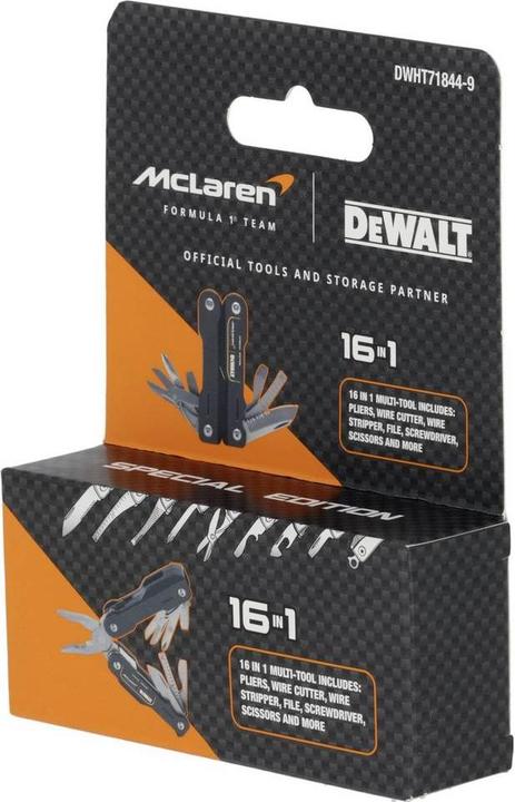 Actual product image DeWalt McLaren / 16-in-1 Multifunktionswerkzeug