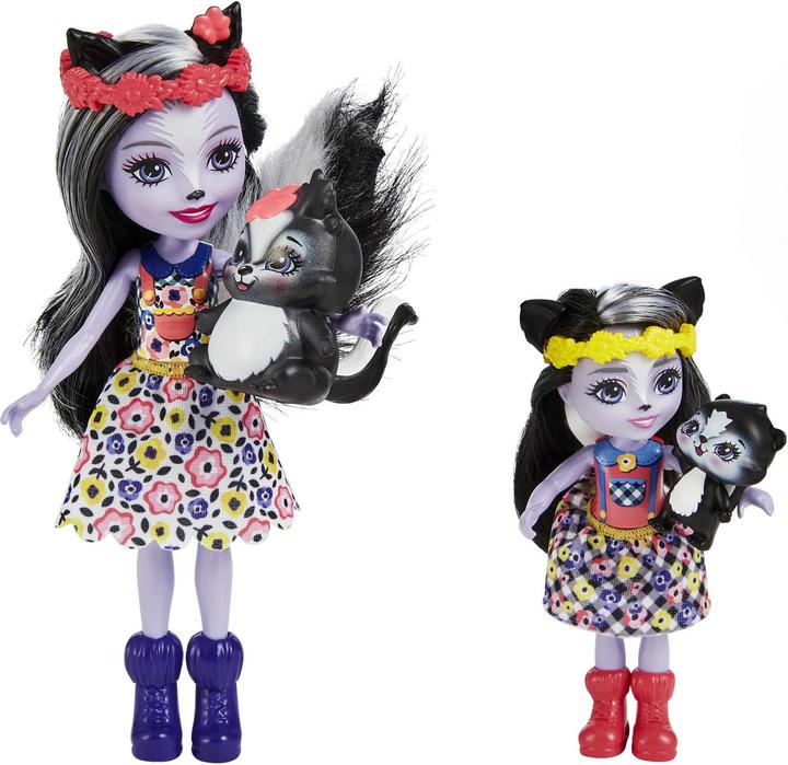 Actual product image Enchantimals Puppe + Little Sister Sort.