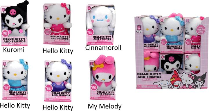 Actual product image Comansi Peluche 7CM HKITTY Modèle choisi aléatoirement