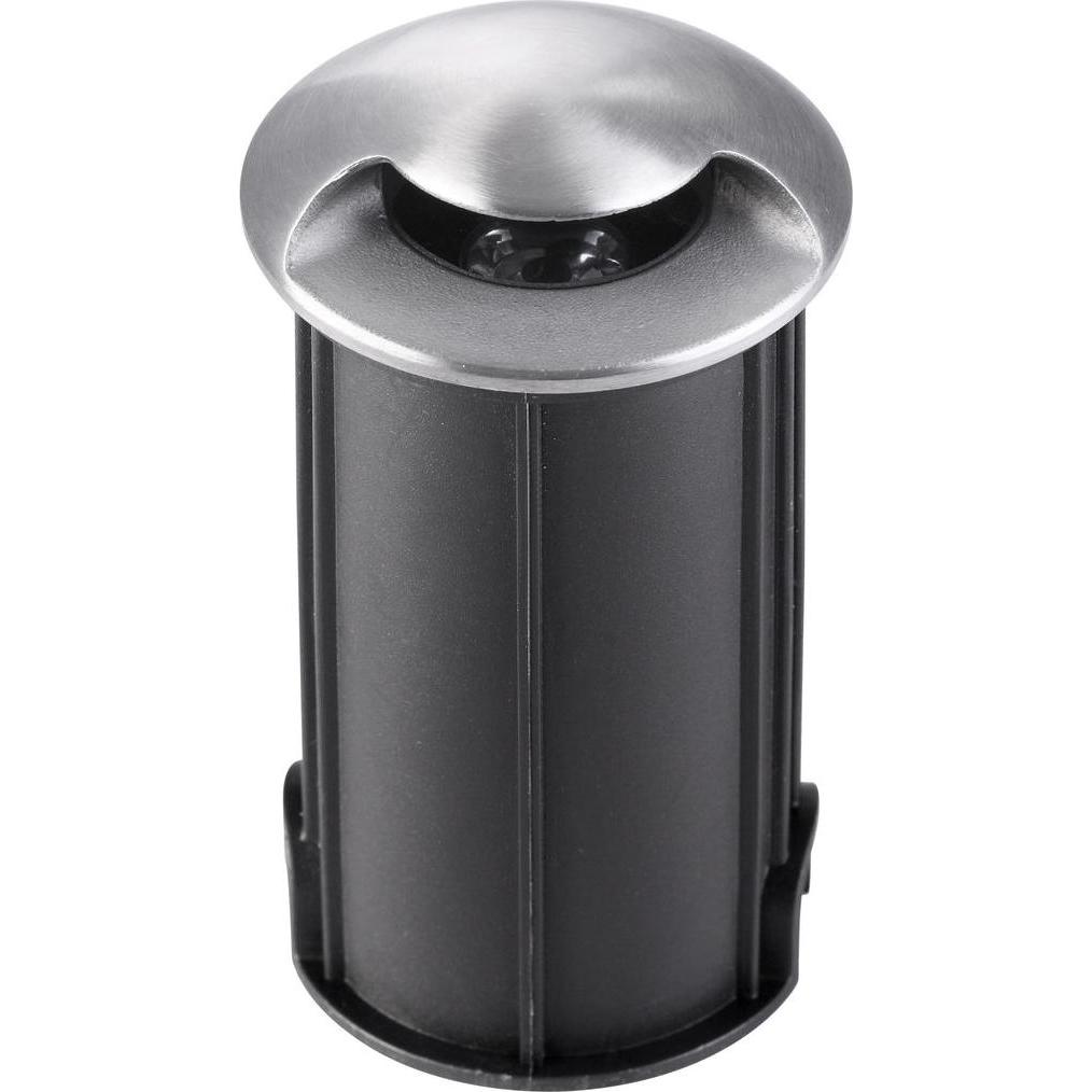 Nova Luce, Gartenbeleuchtung, BANG LED Bodeneinbauleuchte Nickel 1W IP67 Warmweiss 4,2x4,2x7cm 9203111