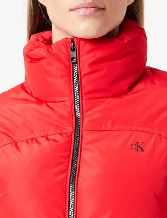 Actual product image Calvin Klein Non Down Cropped Puffer Quilted Jacket (M)