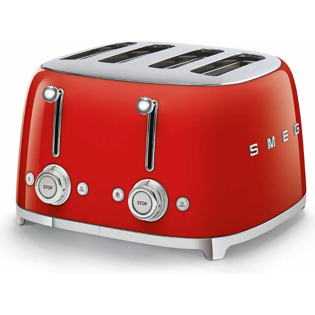 Smeg Stile anni '50 4 fette, Tostapane, Rosso